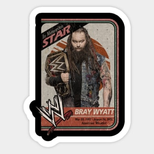 Bray Wyatt In Memoriam Sticker
